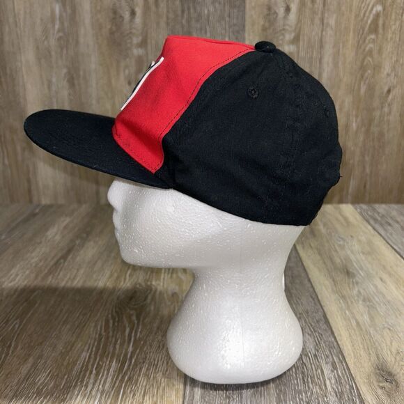 DC Comics The Flash Youth Hat Baseball SnapBack Cap Black Red Lightning Bolt - Picture 7 of 11